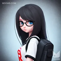 Backpack girl