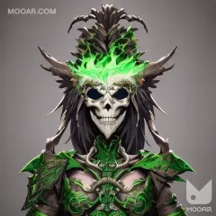 Fire Skeleton ver.2