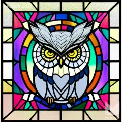 Friends in stained glass