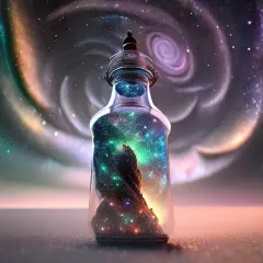 In glass bottle